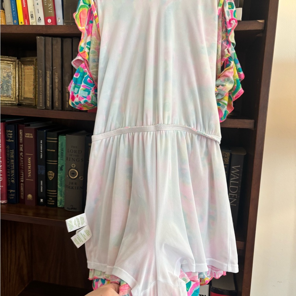 LILLY PULITIZER Fenella Romper Come Out of Your Shell SZ XS - Picture 5 of 5